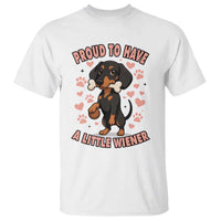 Dachshund Dog Lover T Shirt Proud To Have A Little Wiener - Wonder Print Shop