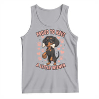 Dachshund Dog Lover Tank Top Proud To Have A Little Wiener - Wonder Print Shop