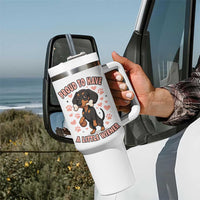 Dachshund Dog Lover Tumbler With Handle Proud To Have A Little Wiener
