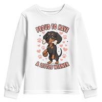 Dachshund Dog Lover Youth Sweatshirt Proud To Have A Little Wiener - Wonder Print Shop