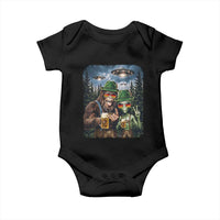 Funny Bigfoot Alien Oktoberfest Baby Onesie Selfie Beer Party German Lederhosen UFO Gift