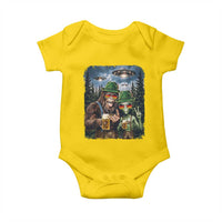 Funny Bigfoot Alien Oktoberfest Baby Onesie Selfie Beer Party German Lederhosen UFO Gift