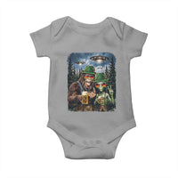 Funny Bigfoot Alien Oktoberfest Baby Onesie Selfie Beer Party German Lederhosen UFO Gift