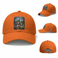 Funny Bigfoot Alien Oktoberfest Baseball Cap Selfie Beer Party German Lederhosen UFO Gift