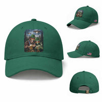 Funny Bigfoot Alien Oktoberfest Baseball Cap Selfie Beer Party German Lederhosen UFO Gift