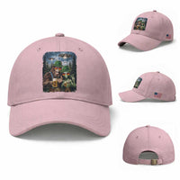 Funny Bigfoot Alien Oktoberfest Baseball Cap Selfie Beer Party German Lederhosen UFO Gift