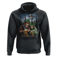 Funny Bigfoot Alien Oktoberfest Hoodie Selfie Beer Party German Lederhosen UFO Gift