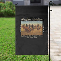 Buffalo Soldiers Black Cavalry 1866 Garden Flag African American Military History Black History Gift