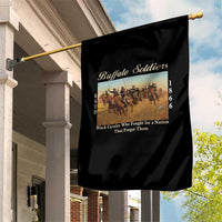 Buffalo Soldiers Black Cavalry 1866 Garden Flag African American Military History Black History Gift