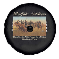 Buffalo Soldiers Black Cavalry 1866 Spare Tire Cover African American Military History Black History Gift
