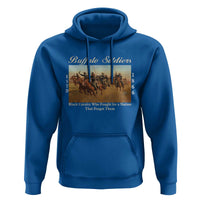 Buffalo Soldiers Black Cavalry 1866 Hoodie African American Military History Black History Gift