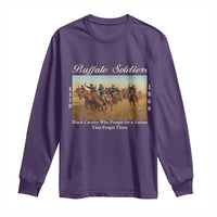 Buffalo Soldiers Black Cavalry 1866 Long Sleeve Shirt African American Military History Black History Gift