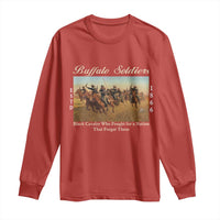Buffalo Soldiers Black Cavalry 1866 Long Sleeve Shirt African American Military History Black History Gift