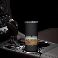 Buffalo Soldiers Black Cavalry 1866 Skinny Tumbler African American Military History Black History Gift