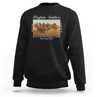 Buffalo Soldiers Black Cavalry 1866 Sweatshirt African American Military History Black History Gift