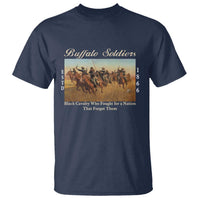 Buffalo Soldiers Black Cavalry 1866 T Shirt African American Military History Black History Gift