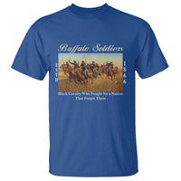 Buffalo Soldiers Black Cavalry 1866 T Shirt African American Military History Black History Gift