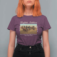 Buffalo Soldiers Black Cavalry 1866 T Shirt For Women African American Military History Black History Gift