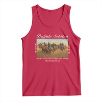 Buffalo Soldiers Black Cavalry 1866 Tank Top African American Military History Black History Gift