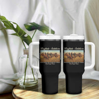 Buffalo Soldiers Black Cavalry 1866 Tumbler With Handle African American Military History Black History Gift
