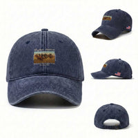 Buffalo Soldiers Black Cavalry 1866 Washed Cotton Baseball Cap African American Military History Black History Gift