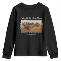 Buffalo Soldiers Black Cavalry 1866 Youth Sweatshirt African American Military History Black History Gift