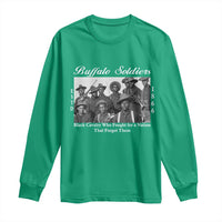 Buffalo Soldiers 1866 African American Cavalry Long Sleeve Shirt Black History Military Heritage Gift