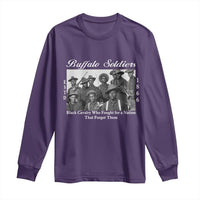 Buffalo Soldiers 1866 African American Cavalry Long Sleeve Shirt Black History Military Heritage Gift