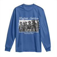 Buffalo Soldiers 1866 African American Cavalry Long Sleeve Shirt Black History Military Heritage Gift