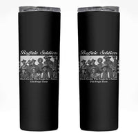 Buffalo Soldiers 1866 African American Cavalry Skinny Tumbler Black History Military Heritage Gift