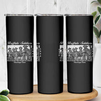 Buffalo Soldiers 1866 African American Cavalry Skinny Tumbler Black History Military Heritage Gift