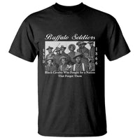 Buffalo Soldiers 1866 African American Cavalry T Shirt Black History Military Heritage Gift