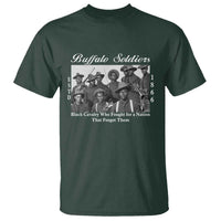 Buffalo Soldiers 1866 African American Cavalry T Shirt Black History Military Heritage Gift