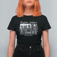 Buffalo Soldiers 1866 African American Cavalry T Shirt For Women Black History Military Heritage Gift