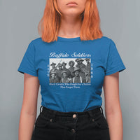 Buffalo Soldiers 1866 African American Cavalry T Shirt For Women Black History Military Heritage Gift