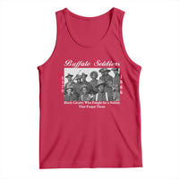 Buffalo Soldiers 1866 African American Cavalry Tank Top Black History Military Heritage Gift