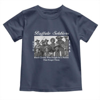 Buffalo Soldiers 1866 African American Cavalry Toddler T Shirt Black History Military Heritage Gift