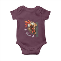 F-Caw-F Chicken Joke Baby Onesie Funny Screaming Gift - Wonder Print Shop