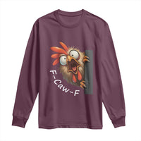 F-Caw-F Chicken Joke Long Sleeve Shirt Funny Screaming Gift - Wonder Print Shop