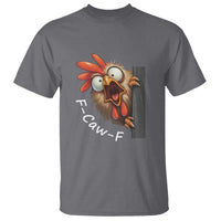 F-Caw-F Chicken Joke T Shirt Funny Screaming Gift - Wonder Print Shop