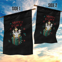 Merry F-Caw-F Chicken Garden Flag Funny Christmas Gift - Wonder Print Shop