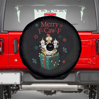 Merry F-Caw-F Chicken Spare Tire Cover Funny Christmas Gift - Wonder Print Shop