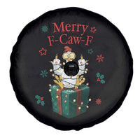 Merry F-Caw-F Chicken Spare Tire Cover Funny Christmas Gift - Wonder Print Shop