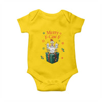 Merry F-Caw-F Chicken Baby Onesie Funny Christmas Gift - Wonder Print Shop