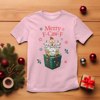 Merry F-Caw-F Chicken T Shirt Funny Christmas Gift - Wonder Print Shop