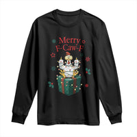 Merry F-Caw-F Chicken Long Sleeve Shirt Funny Christmas Gift - Wonder Print Shop