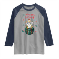 Merry F-Caw-F Chicken Raglan Shirt Funny Christmas Gift - Wonder Print Shop