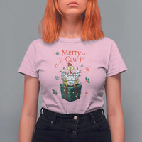 Merry F-Caw-F Chicken T Shirt For Women Funny Christmas Gift - Wonder Print Shop