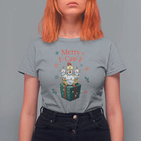 Merry F-Caw-F Chicken T Shirt For Women Funny Christmas Gift - Wonder Print Shop