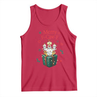 Merry F-Caw-F Chicken Tank Top Funny Christmas Gift - Wonder Print Shop